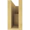Ekena Millwork 4"W x 12"D x 8"H Classic Chapel Hill Rough Cedar Woodgrain TimberThane Corbel, Primed Tan CORUR04X12X08CHPRCPR - alternate 6